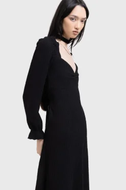 Shadow Weave Maxi Dress