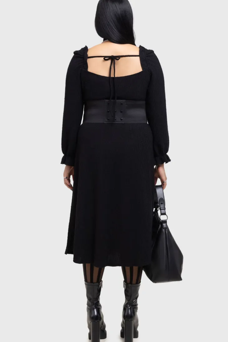 Shadow Weave Maxi Dress