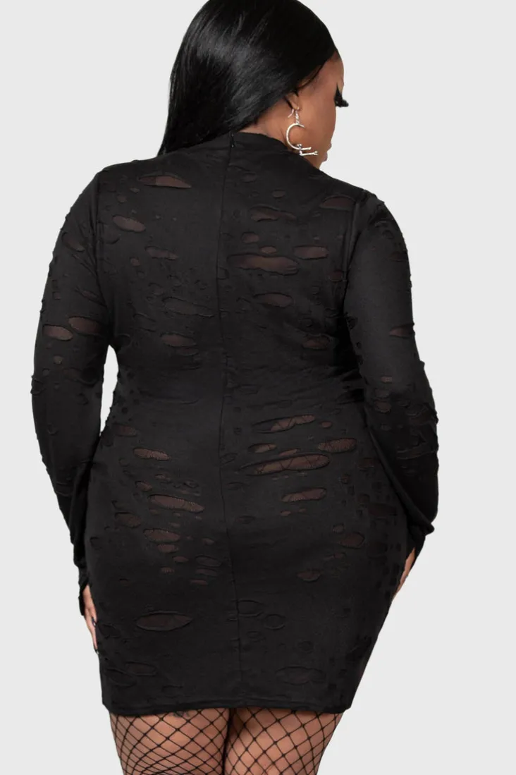 Sinners Glimmer Long Sleeve Dress