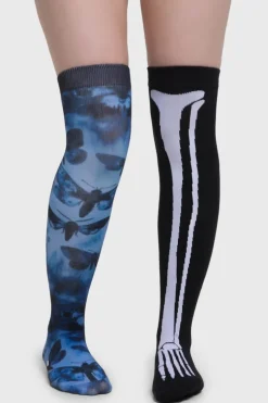 Swarm Of Butterflies Knee High Socks
