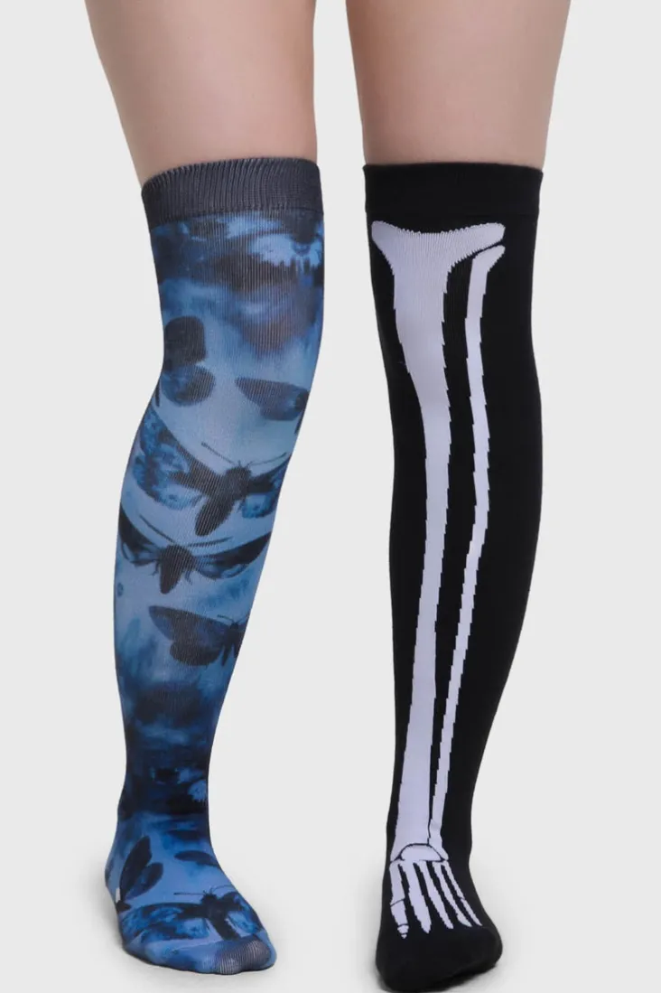 Swarm Of Butterflies Knee High Socks