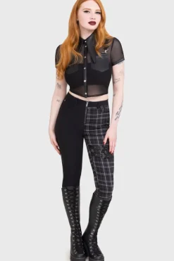 Tartan Riot Trousers [GREY]