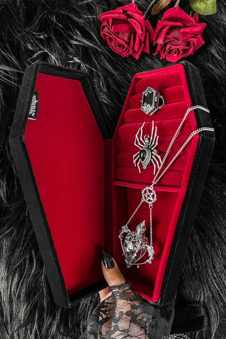Velvet Casket Jewellery Box