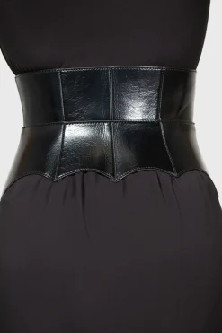 Wetland Bat Peplum Corset