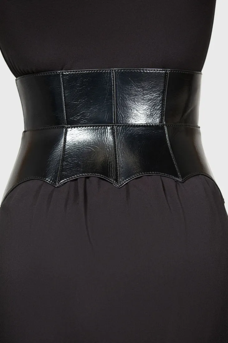 Wetland Bat Peplum Corset