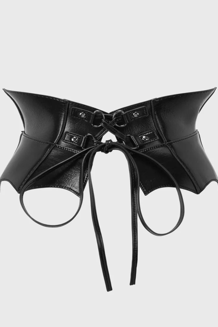 Wetland Bat Peplum Corset